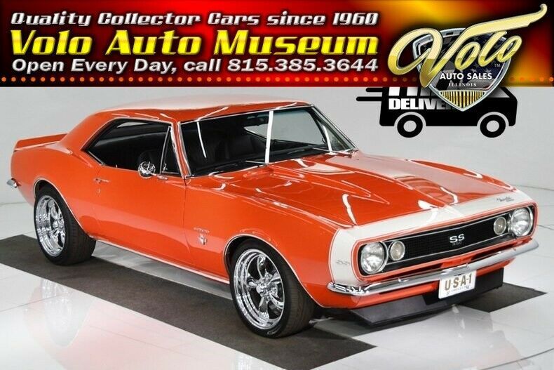 1967 Orange Chevrolet Camaro Hardtop