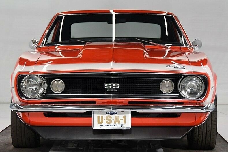 1967 Orange Chevrolet Camaro Hardtop