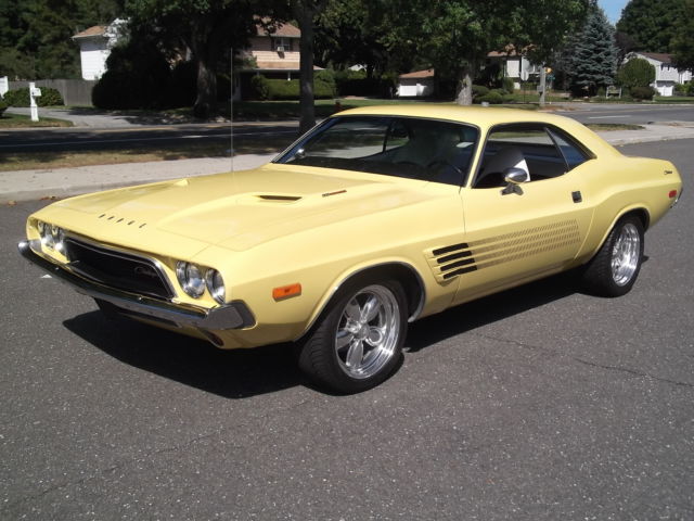 1974 Yellow Dodge Challenger Coupe