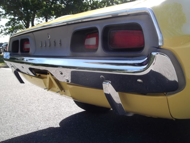 1974 Yellow Dodge Challenger Coupe