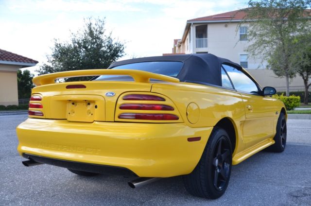 1994 YELLOW Ford Mustang Convertible