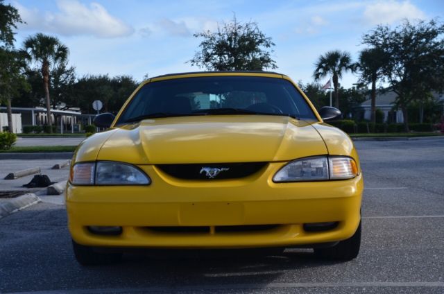 1994 YELLOW Ford Mustang Convertible