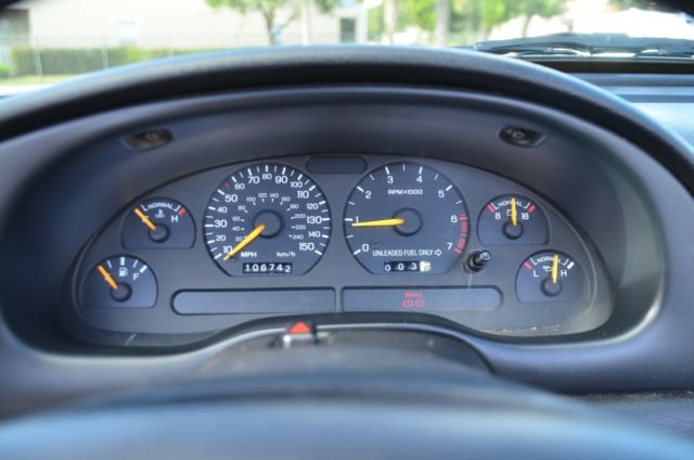 1994 YELLOW Ford Mustang Convertible