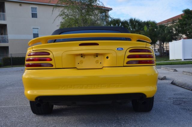 1994 YELLOW Ford Mustang Convertible
