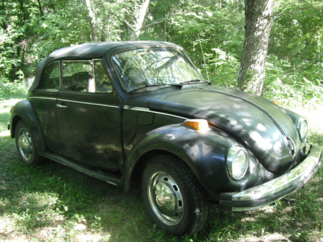 1979 Black Volkswagen Beetle - Classic Convertible