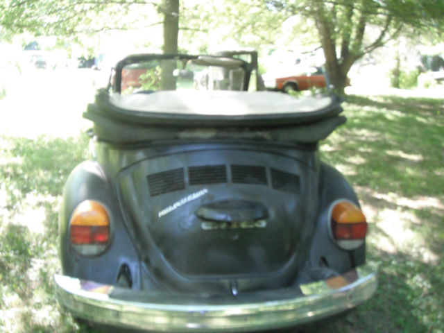 1979 Black Volkswagen Beetle - Classic Convertible