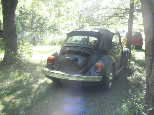 1979 Black Volkswagen Beetle - Classic Convertible