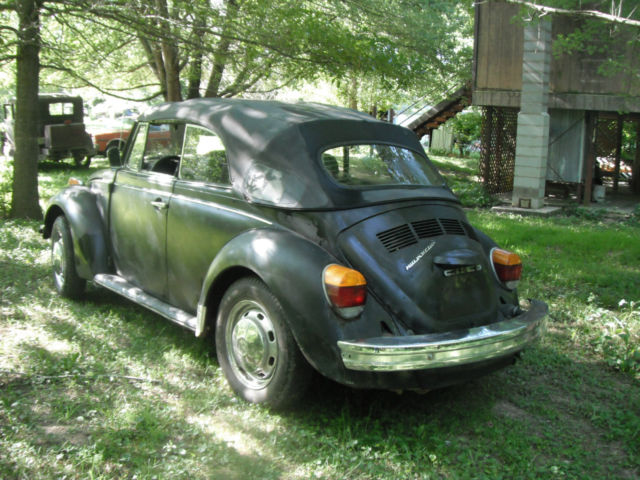 1979 Black Volkswagen Beetle - Classic Convertible