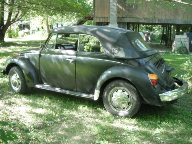 1979 Black Volkswagen Beetle - Classic Convertible