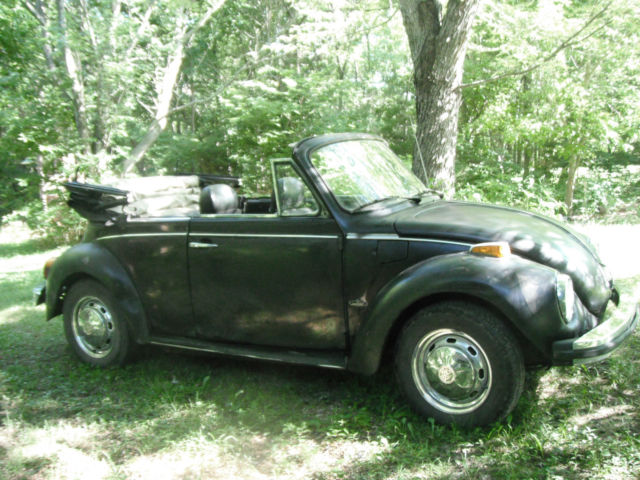 1979 Black Volkswagen Beetle - Classic Convertible