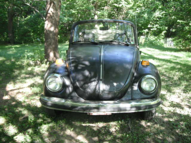 1979 Black Volkswagen Beetle - Classic Convertible