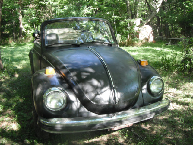 1979 Black Volkswagen Beetle - Classic Convertible