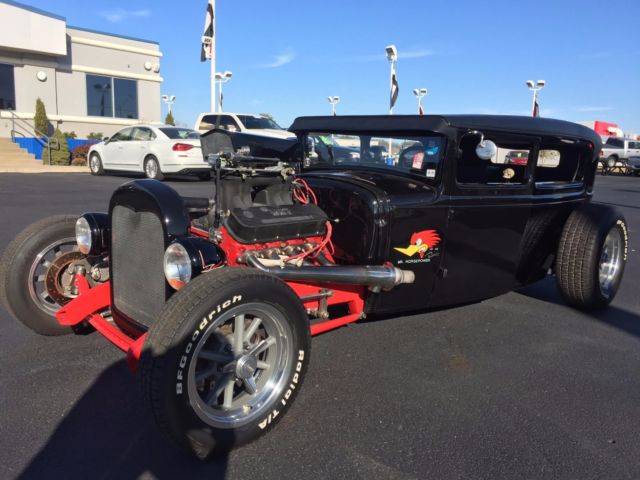 1931 Black Ford Model A Coupe