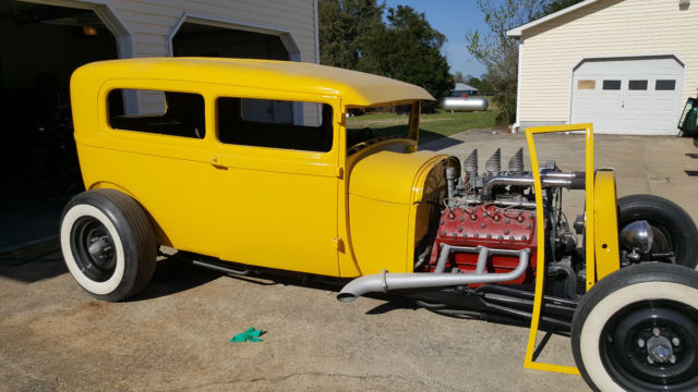  Yellow Ford Model A Sedan