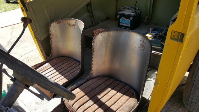 Yellow Ford Model A Sedan