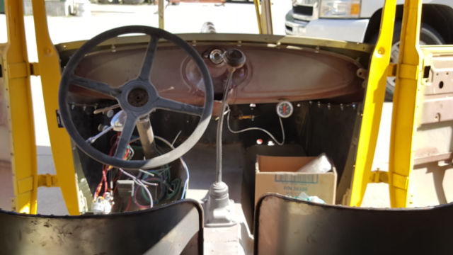  Yellow Ford Model A Sedan