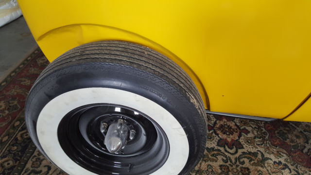  Yellow Ford Model A Sedan