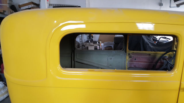  Yellow Ford Model A Sedan