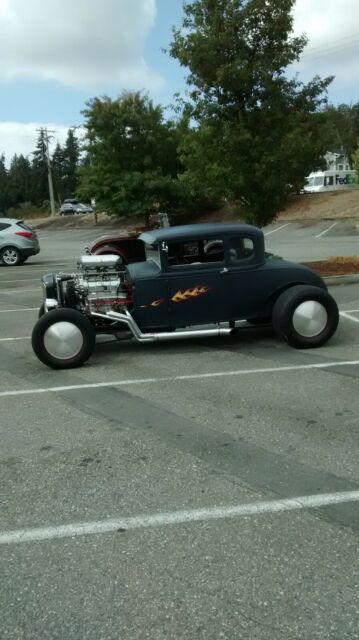 1930 Black Ford Model A Coupe