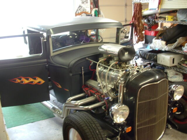 1930 Black Ford Model A Coupe