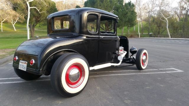 1931 Black Ford Model A Coupe
