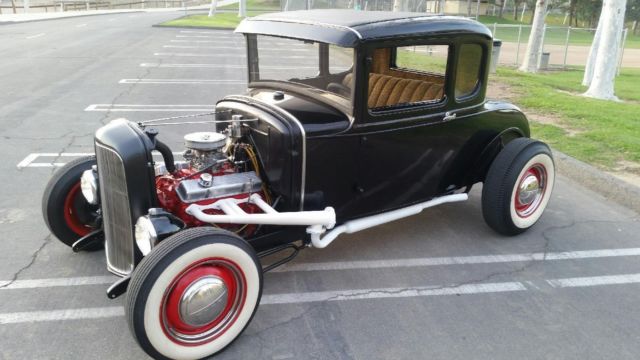1931 Black Ford Model A Coupe