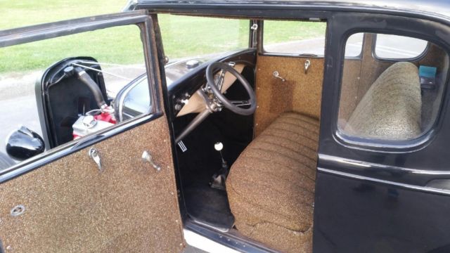 1931 Black Ford Model A Coupe