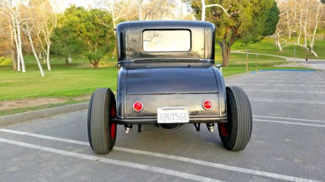 1931 Black Ford Model A Coupe