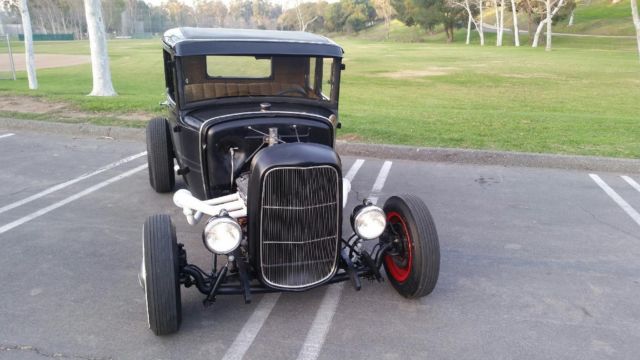 1931 Black Ford Model A Coupe