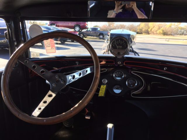 1931 Black Ford Model A Coupe
