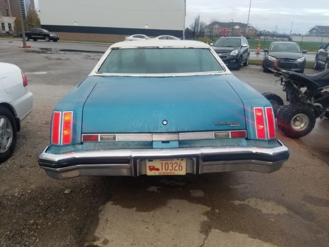 1974 Blue Oldsmobile Cutlass Coupe