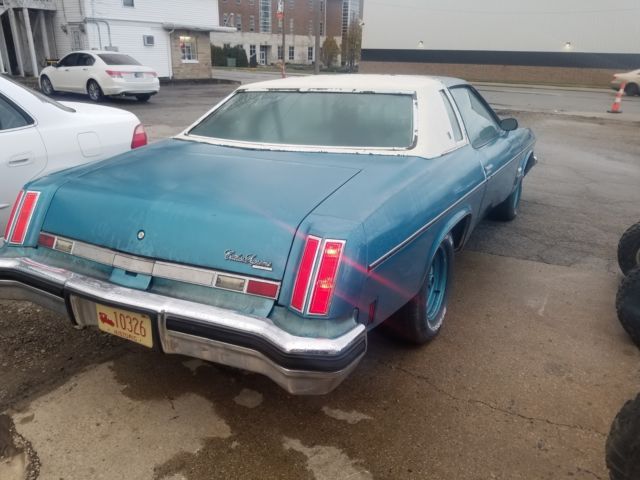 1974 Blue Oldsmobile Cutlass Coupe