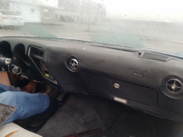 1974 Blue Oldsmobile Cutlass Coupe