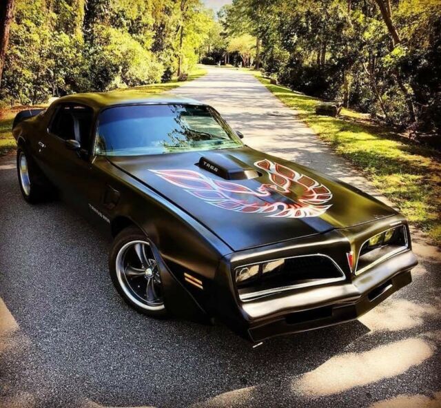 1978 Black Pontiac Firebird Coupe