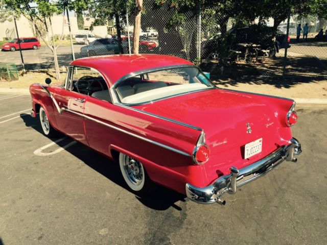 1955 Red Ford Crown Victoria