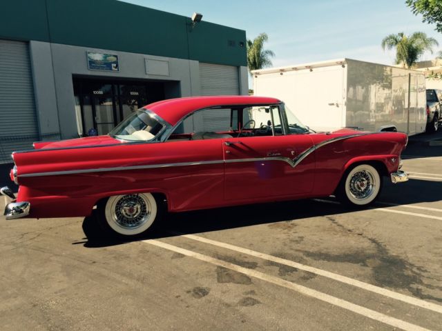 1955 Red Ford Crown Victoria