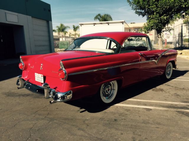 1955 Red Ford Crown Victoria