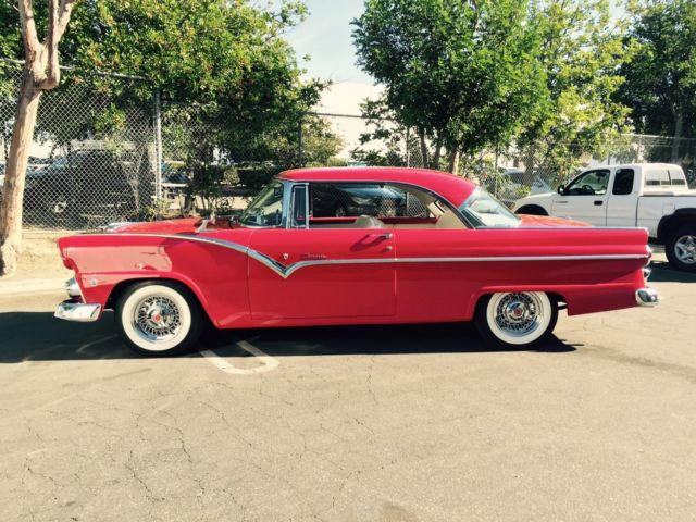 1955 Red Ford Crown Victoria