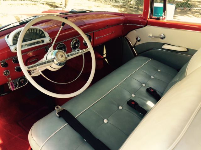 1955 Red Ford Crown Victoria