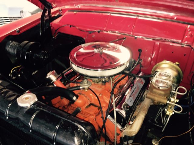 1955 Red Ford Crown Victoria