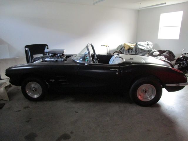 1960 Black Chevrolet Corvette Convertible