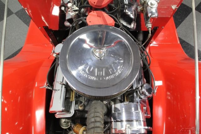 1933 Red Plymouth 5-Window Coupe