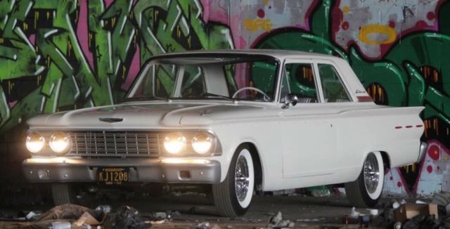 1962 White Ford Fairlane Coupe