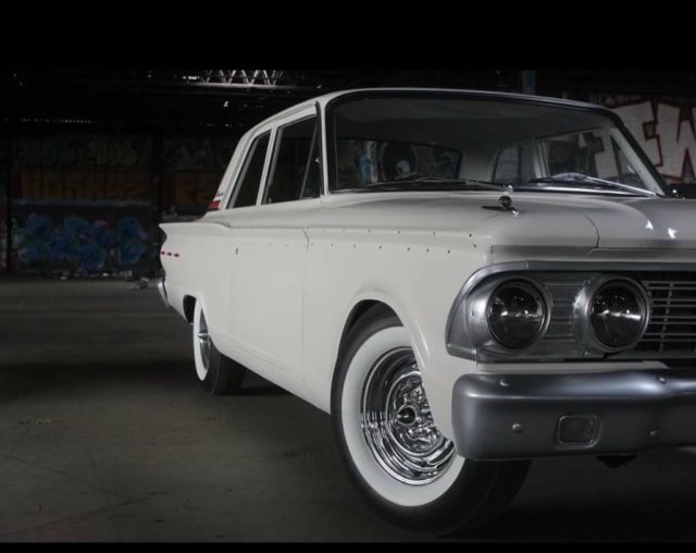 1962 White Ford Fairlane Coupe