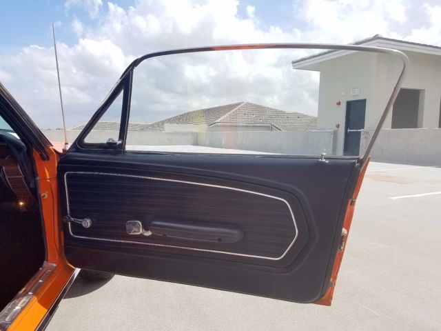 1968 Orange Ford Mustang Fastback
