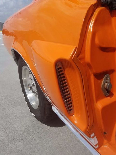 1968 Orange Ford Mustang Fastback