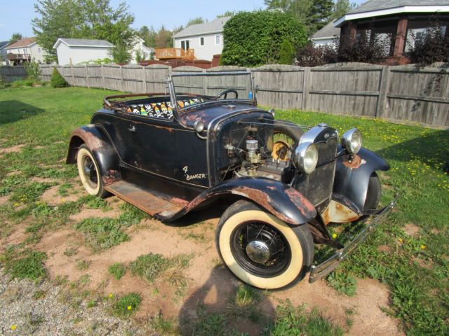 1931 Blue Ford Model A Convertible