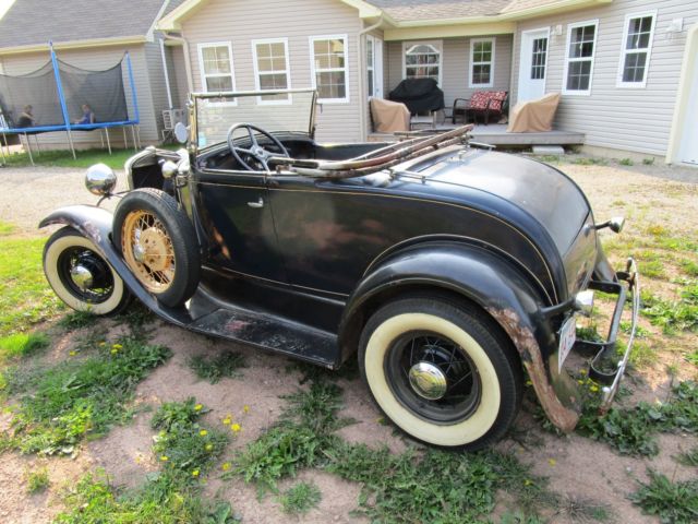 1931 Blue Ford Model A Convertible