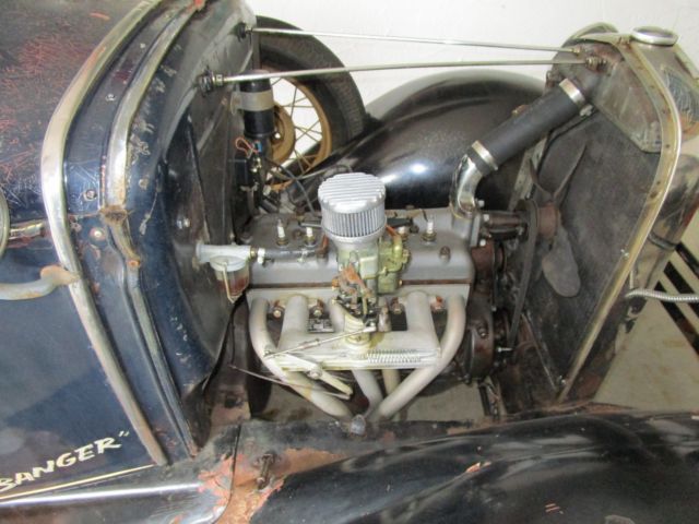 1931 Blue Ford Model A Convertible