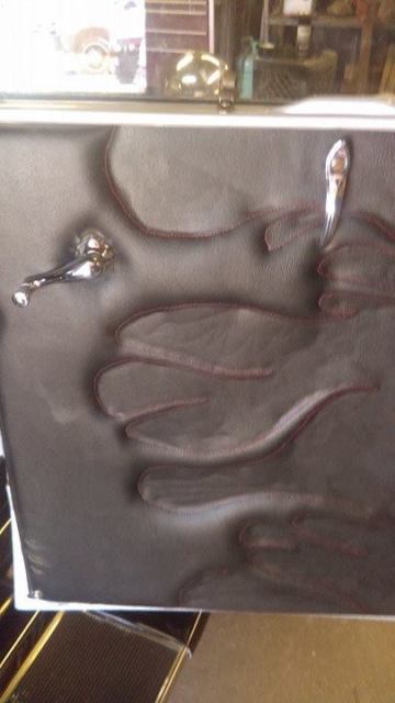 1928 Black n Silver Flames Ford Model A Coupe